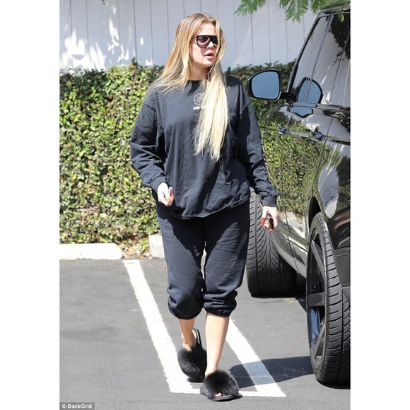 Real fur slides - Picture 6 of 9